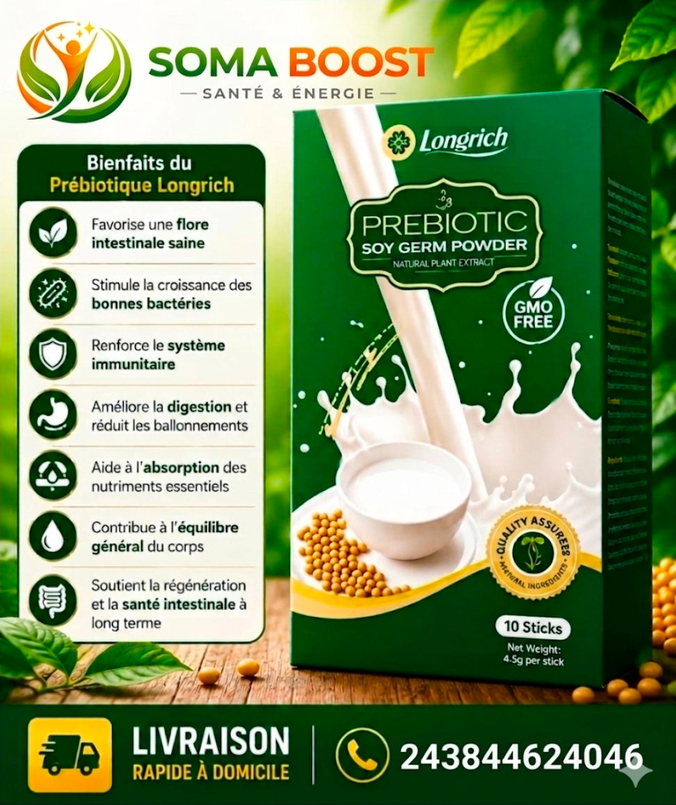 Prébiotique Longrich – À base de soja