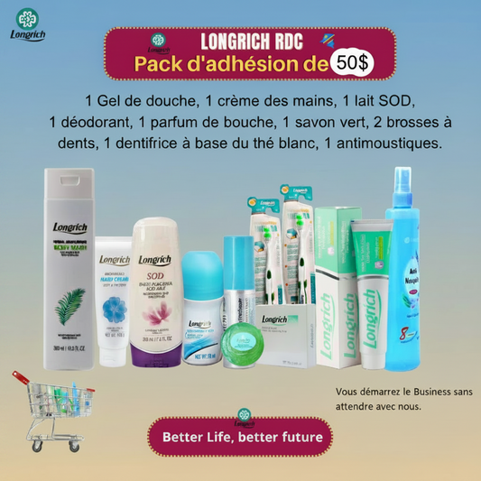 Pack  d'Adhésion Longrich- PACK COMBO
