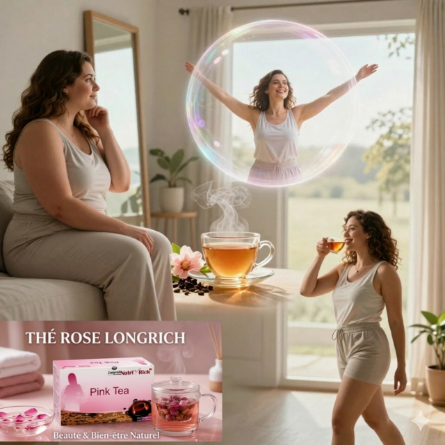 Thé rose minceur Longrich