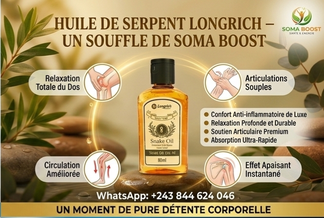 Snake oil - huile de serpent Longrich