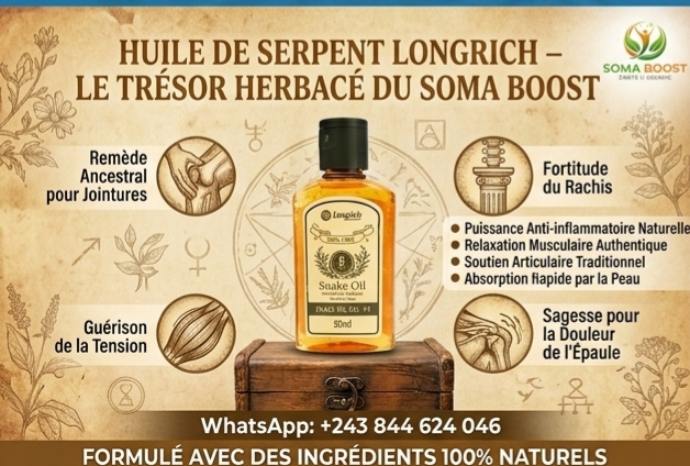 Snake oil - huile de serpent Longrich