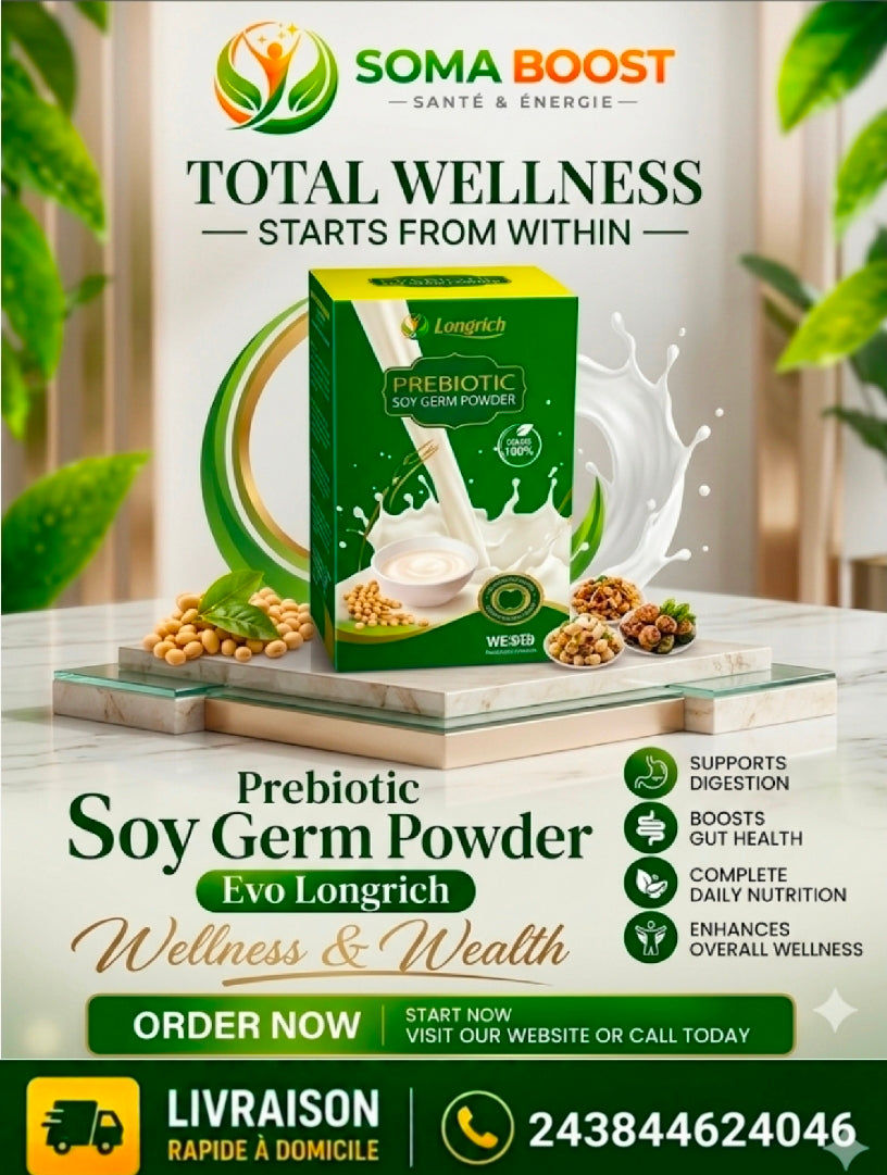 Prébiotique Longrich – À base de soja