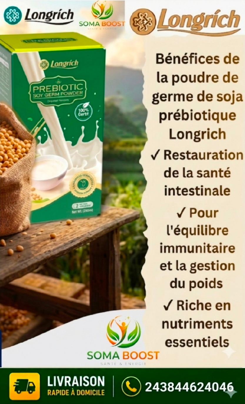 Prébiotique Longrich – À base de soja